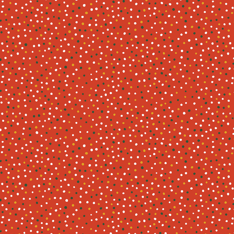 Happiest Dots - Celebrations By Rjr Studio For Rjr Fabrics - Holiday Red