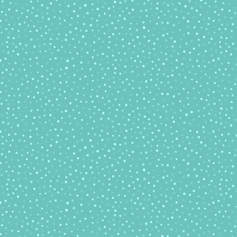 Happiest Dots - Brights By Rjr Studio For Rjr Fabrics - Aqua Teal