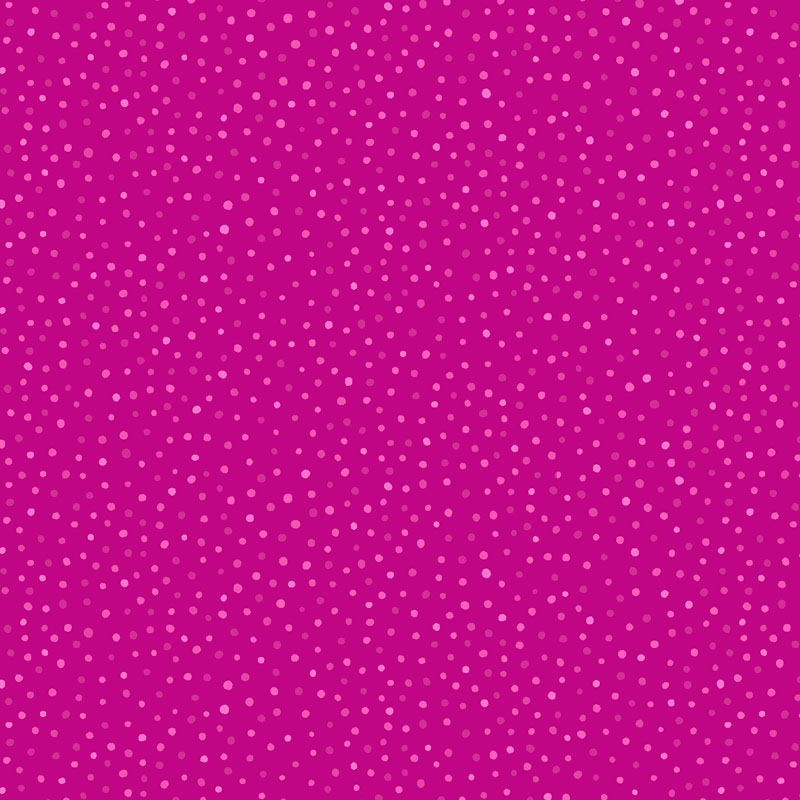 Happiest Dots - Brights By Rjr Studio For Rjr Fabrics - Magenta Dream