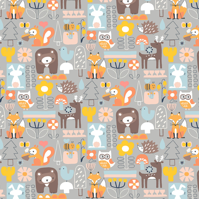 Kanpeki Na Hi By Hitomi Osumi For Cotton + Steel Fabrics - No Gray Days