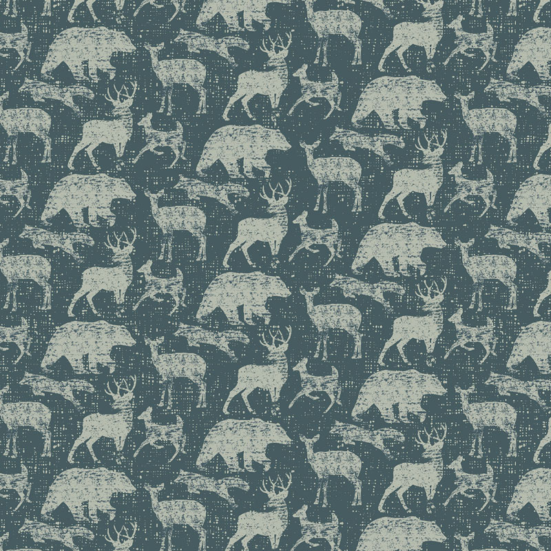 Weekend In The Mountains By Urban Fox For Rjr Fabrics - Rainstorm