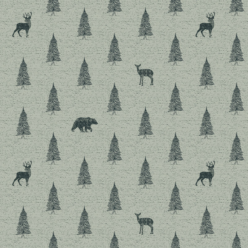 Weekend In The Mountains By Urban Fox For Rjr Fabrics - North Woods