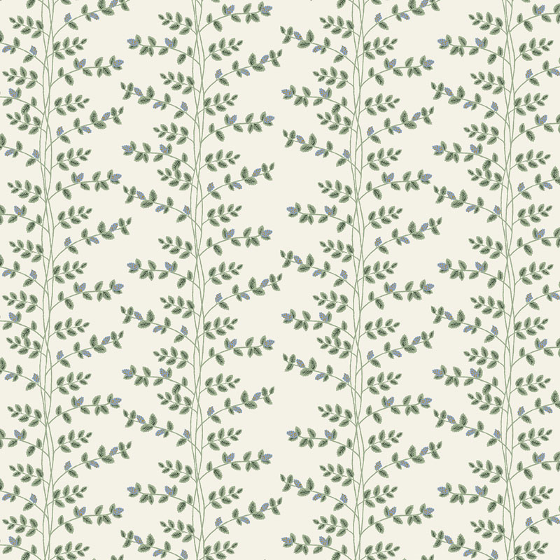 Dahlia By Rifle Paper Co. For Cotton + Steel Fabrics - Cream - Metallic Fabric