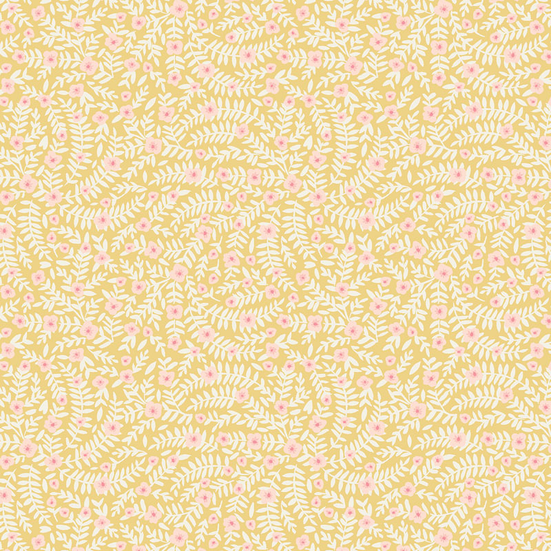 Dahlia By Rifle Paper Co. For Cotton + Steel Fabrics - Yellow