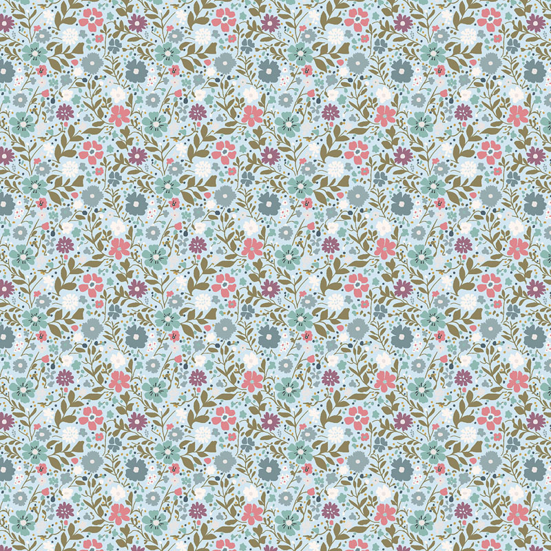 Flower Magic By Rjr Studio For Rjr Fabrics - Sky Blue