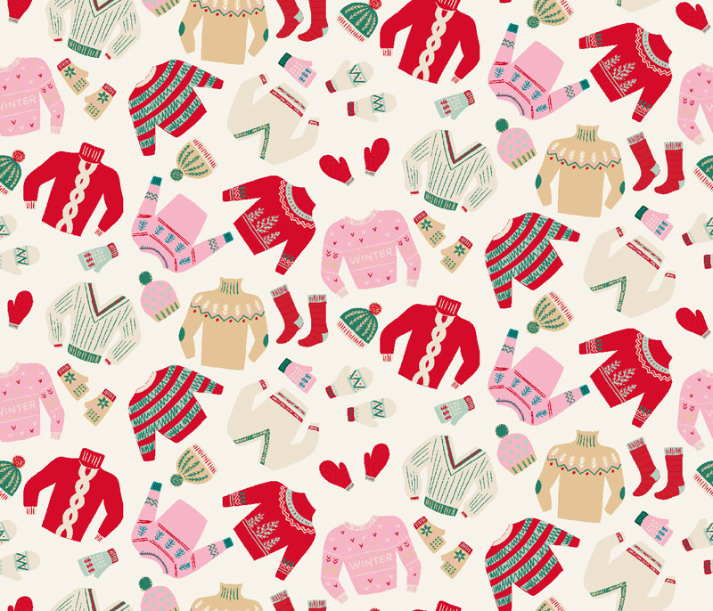 Snow Day Fun By Yuan Xu For Rjr Fabrics - Sweater Weather