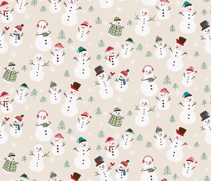 Snow Day Fun By Yuan Xu For Rjr Fabrics - Snowy Morning