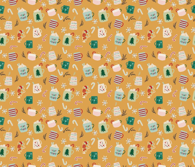 Snow Day Fun By Yuan Xu For Rjr Fabrics - Yellow