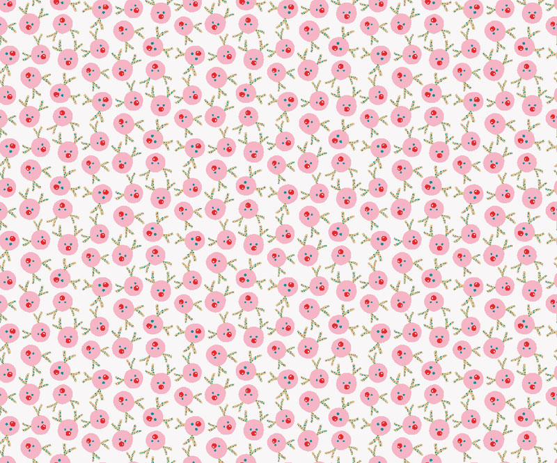 Snow Day Fun By Yuan Xu For Rjr Fabrics - Pink