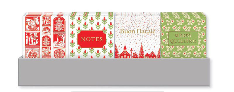 Buon Natale Pocket Notepad Display For Moda - 24 Pcs/Pack Of 1