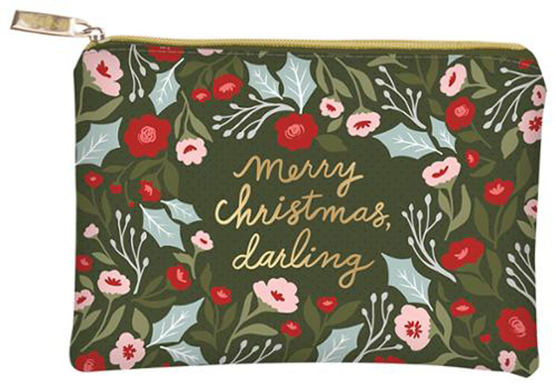 Merry Christmas Darling Glam Bag By Lella Boutique For Moda - Multiple Of 6