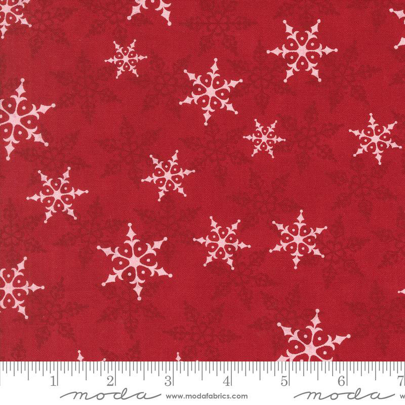 Winter Friends 108" By Deb Strain For Moda - Berry Red