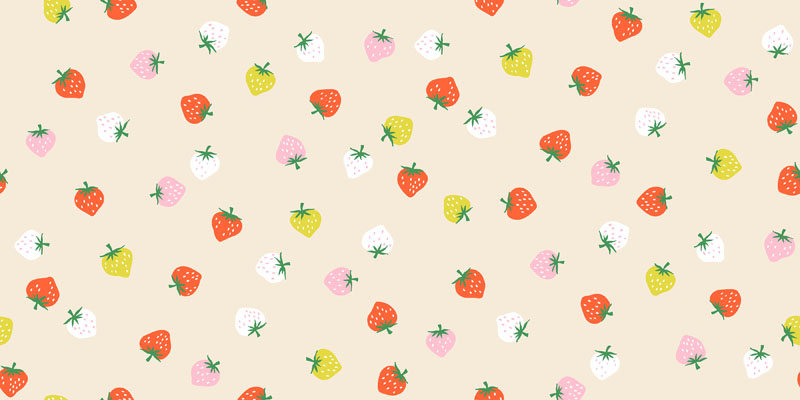 Strawberry By Kimberly Kight Of Ruby Star Society For Moda - Shell