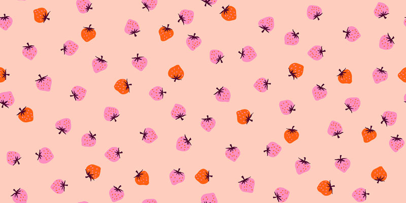 Strawberry By Kimberly Kight Of Ruby Star Society For Moda - Pale Peach