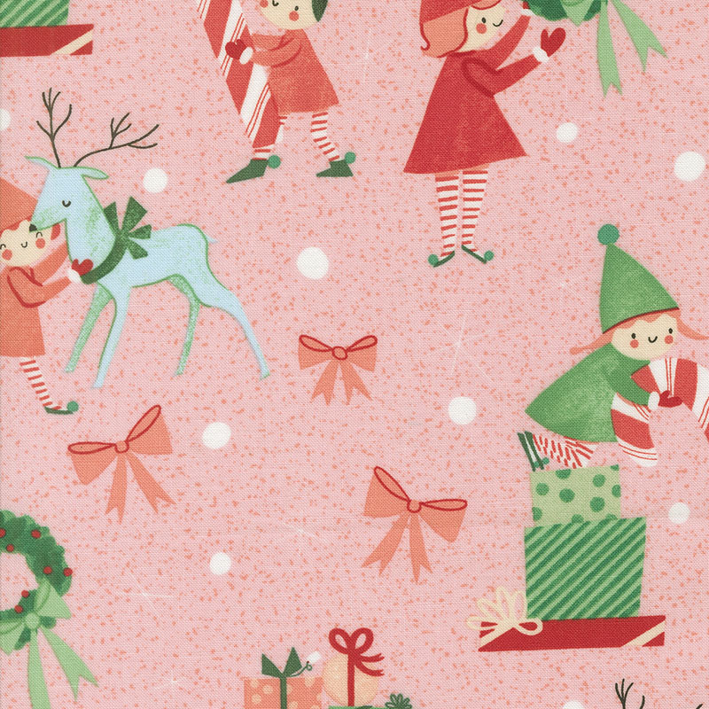 Tiny Christmas By Lizzy House For Moda - Cotton Candy