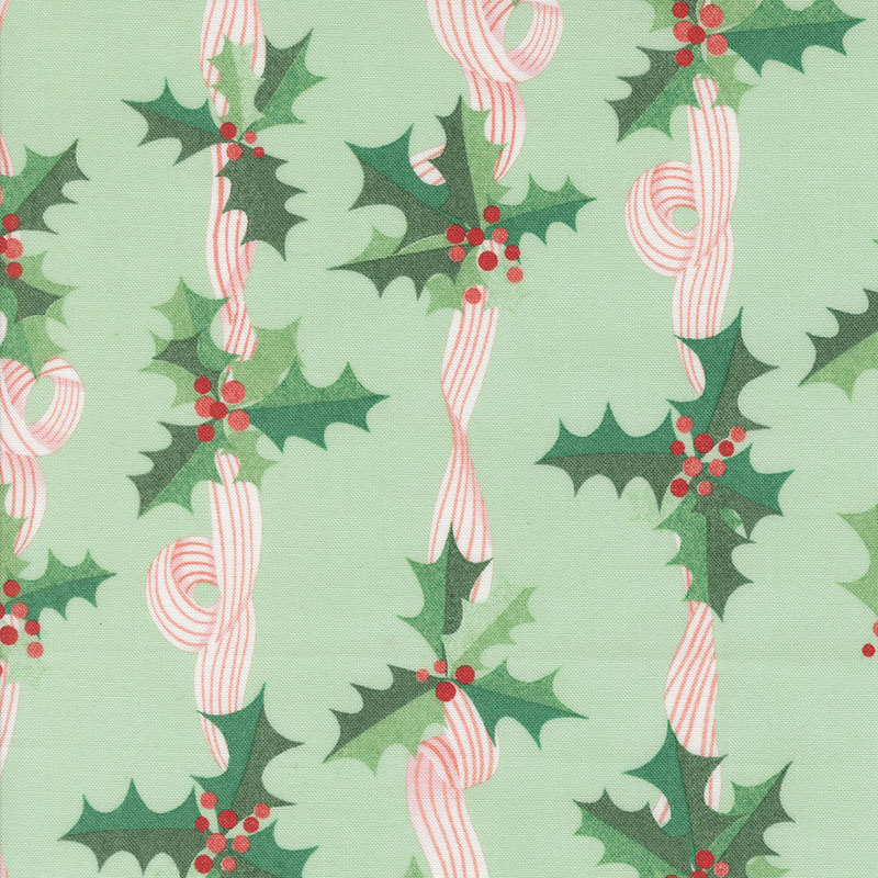 Tiny Christmas By Lizzy House For Moda - Mint