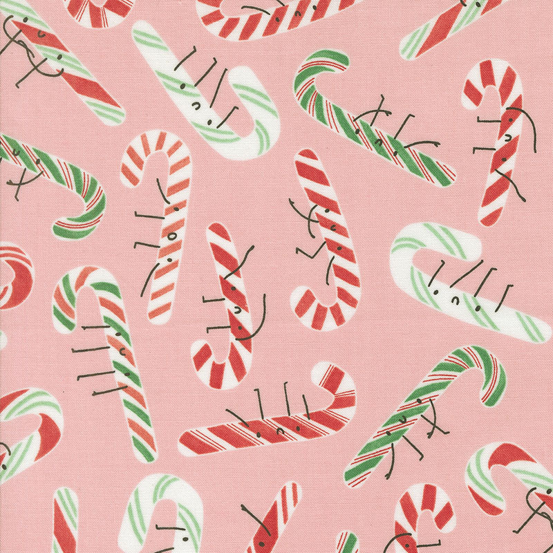 Tiny Christmas By Lizzy House For Moda - Cotton Candy