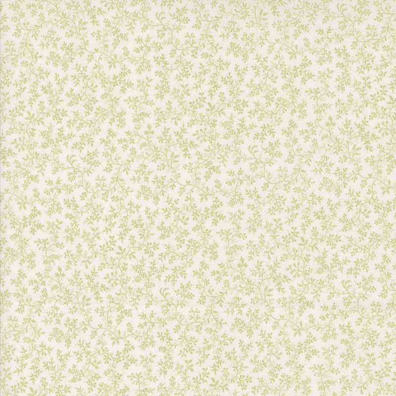 3 Sisters Favorites Vintage Linens Meadow Greens By 3 Sisters For Moda - Cream - Basil