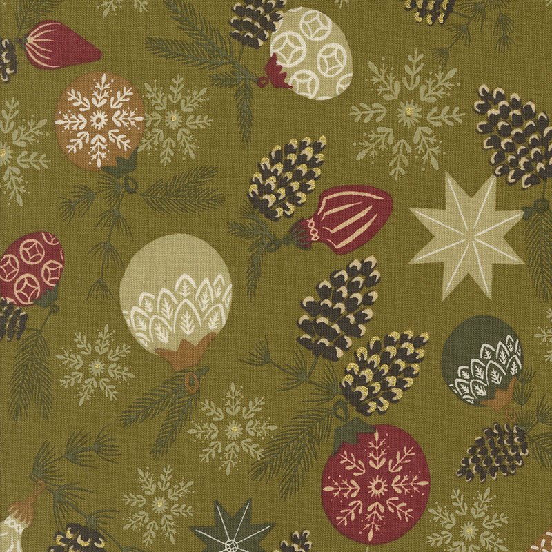 Old World Yuletide By Fancy That Design House For Moda - Pickle