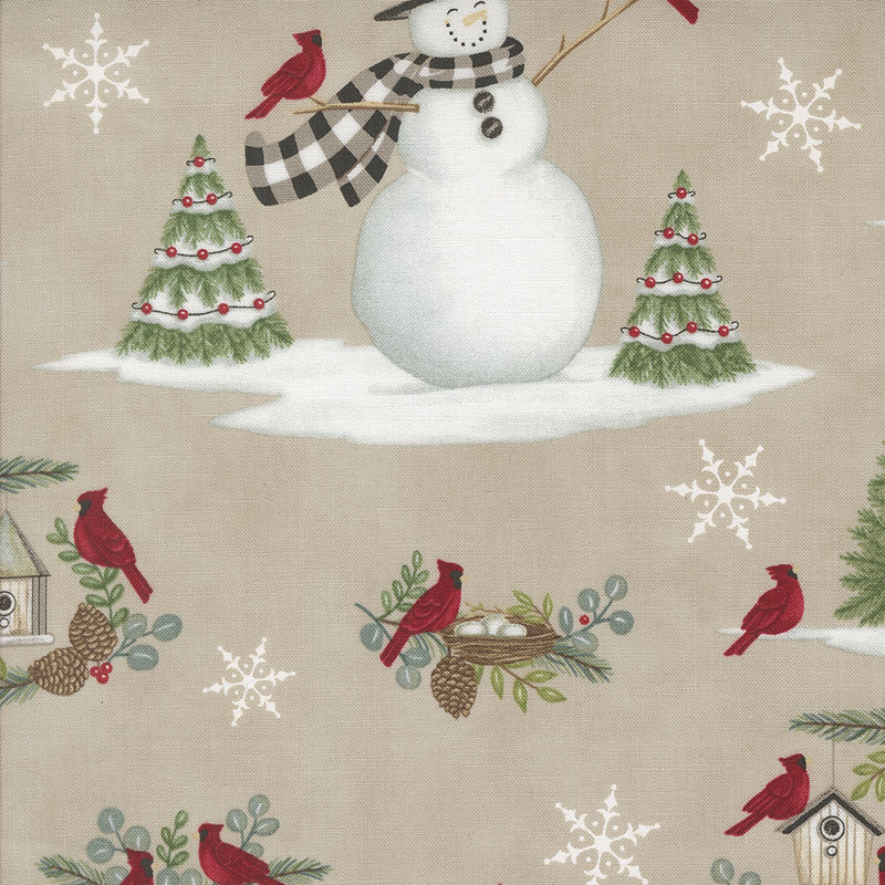 Winter Friends By Deb Strain For Moda - Snowy White