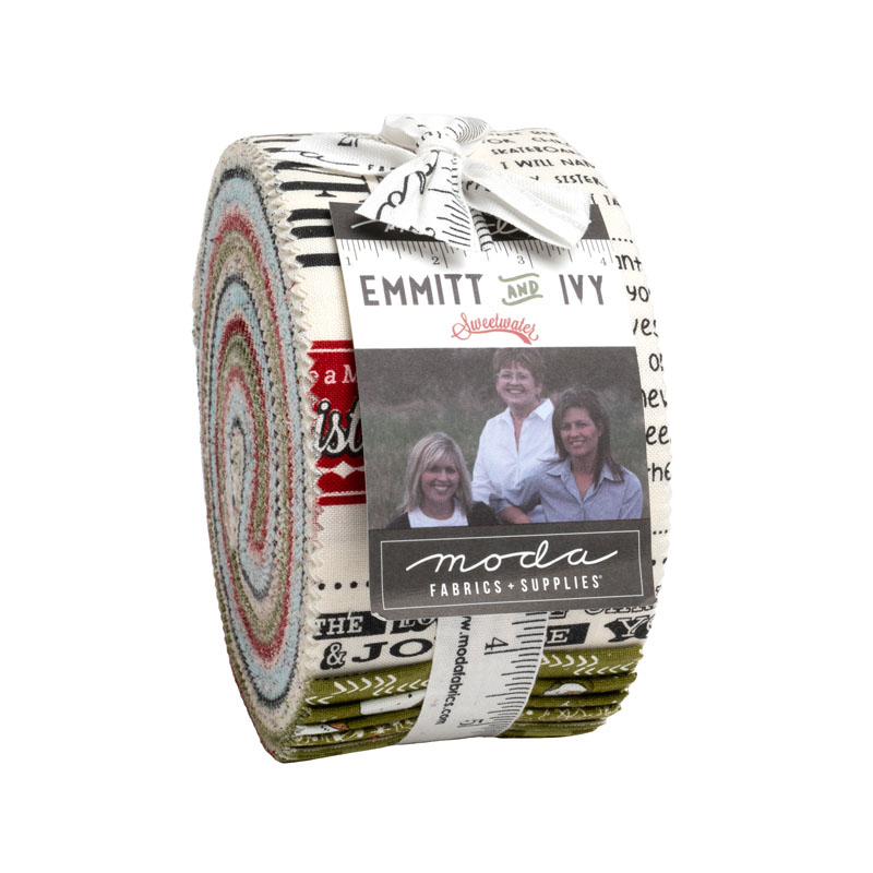 Emmitt And Ivy Jelly Rolls By Moda - Packs Of 4