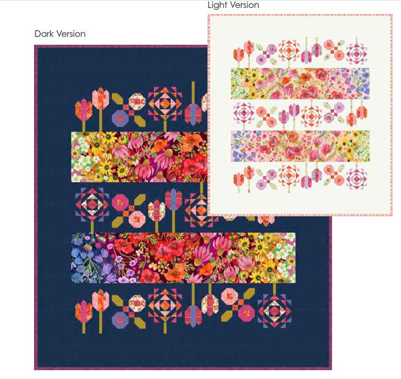 Superbloom - Gathering Wildflowers Kit 52" X 57" By Robin Pickens For Moda