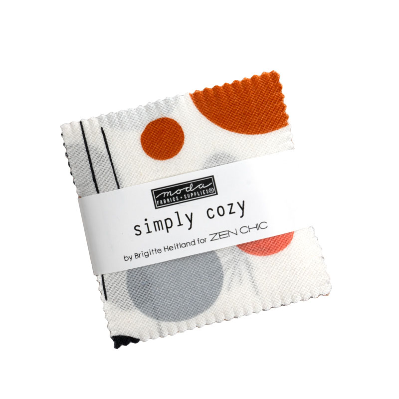 Simply Cozy Mini Charm Packs By Moda - Packs Of 24