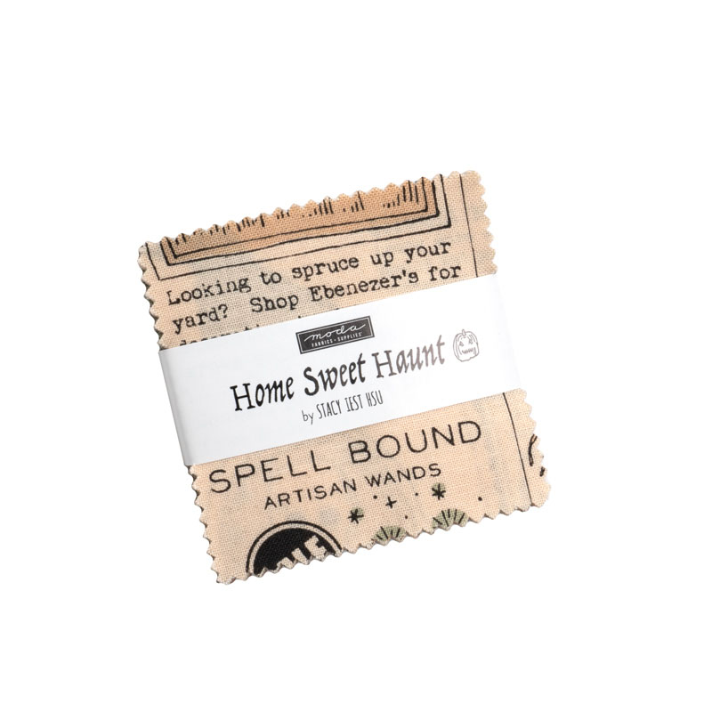 Home Sweet Haunt Mini Charm Packs By Moda - Packs Of 24