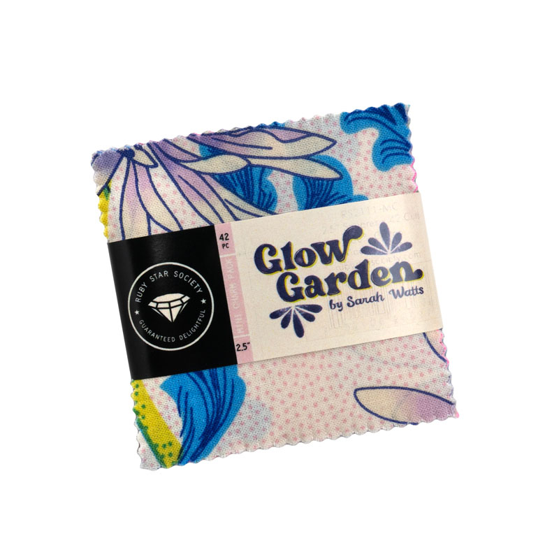 Glow Garden Mini Charm Packs By Moda - Packs Of 24