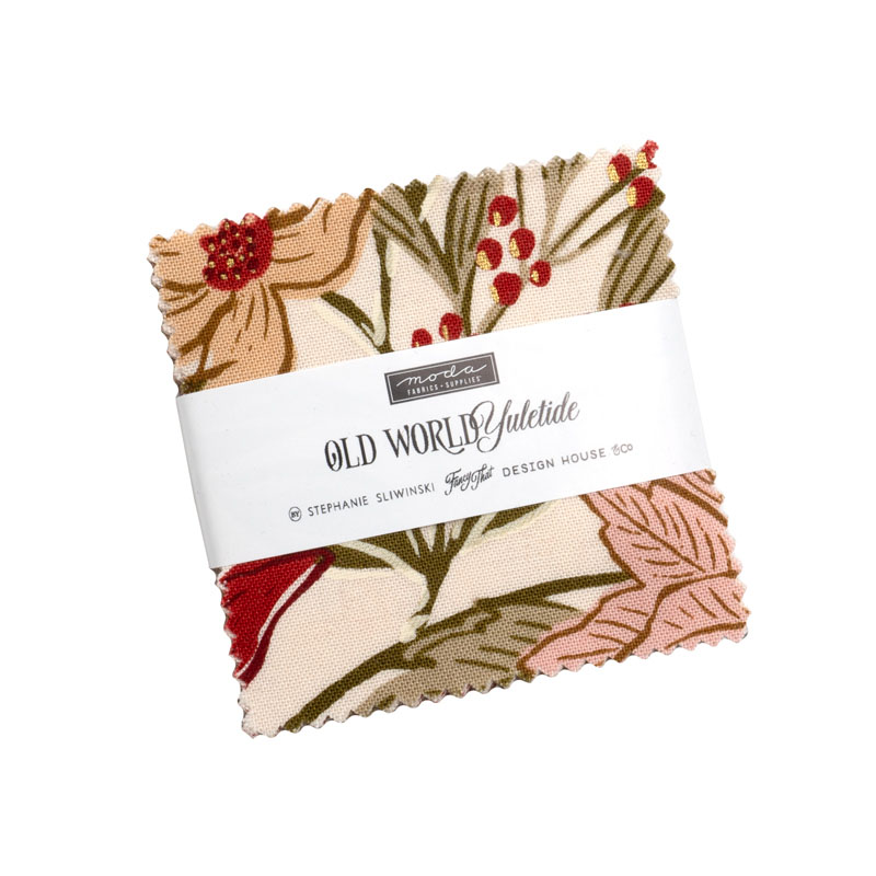 Old World Yuletide Mini Charm Packs By Moda - Packs Of 24