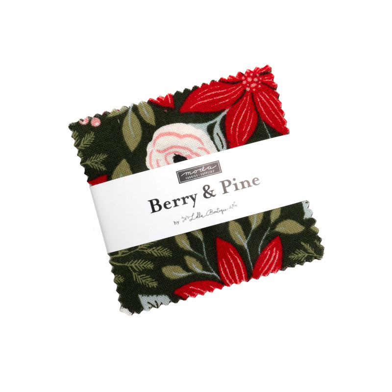 Berry And Pine Mini Charm Packs By Moda - Packs Of 24