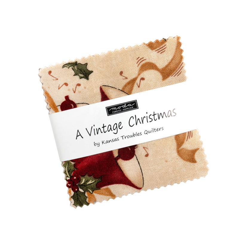 A Vintage Christmas Mini Charm Packs By Moda - Packs Of 24