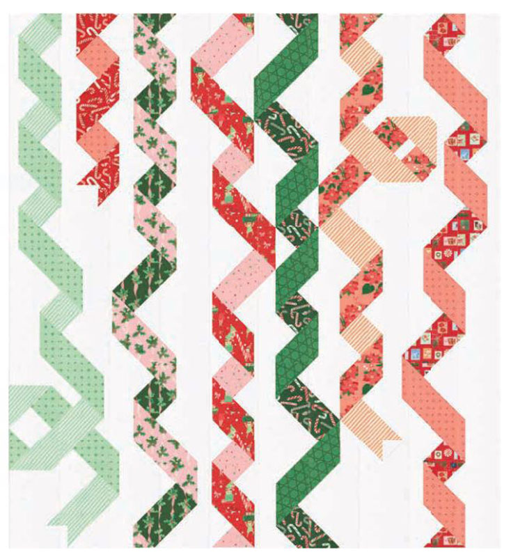 Vintage Ribbons Pattern By Lizzy House By Moda - Minimum Of 3