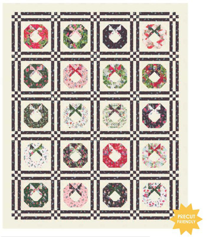 Tinsel Wreath Pattern By Due North Handmade By Moda - Minimum Of 3