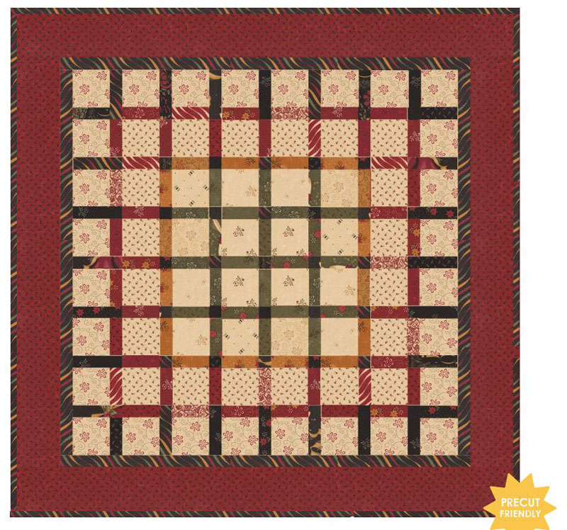 Christmas Window Pattern By Kansas Troubles  For Moda - Minimum Of 3