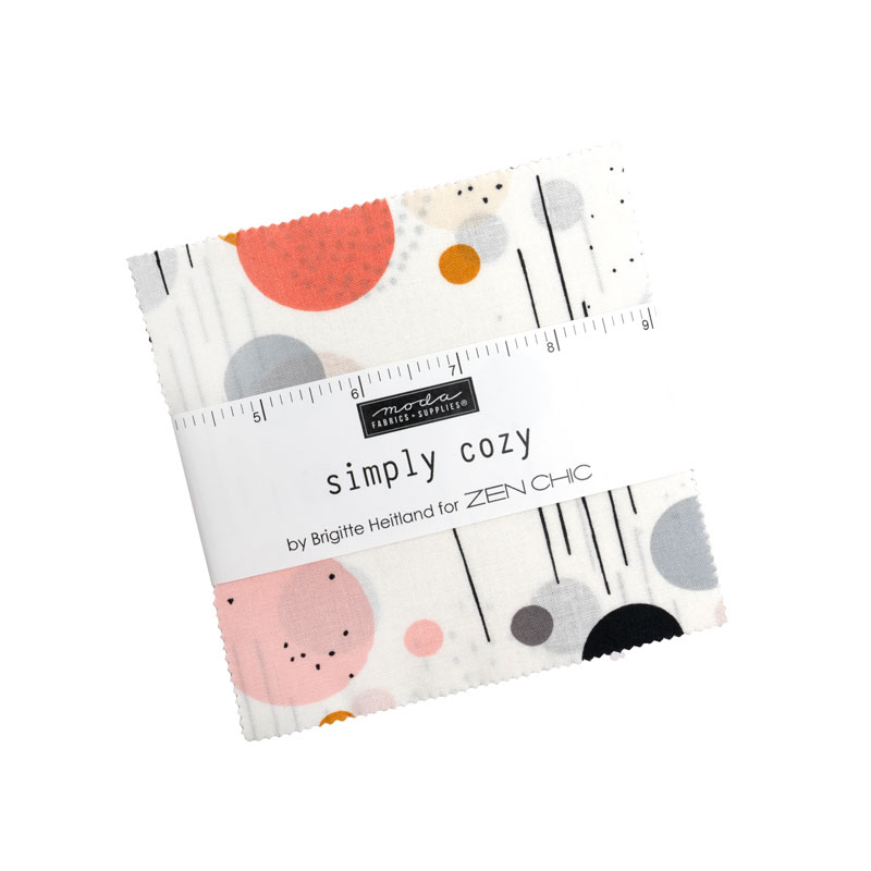 Simply Cozy Charm Packs By Moda - Packs Of 12