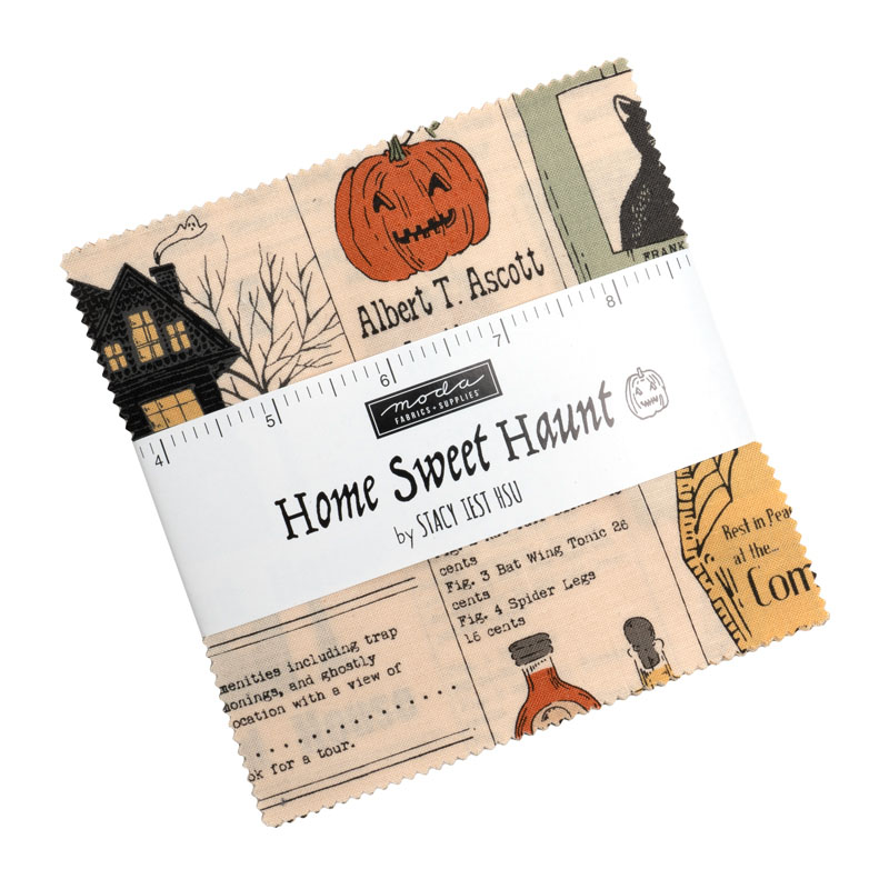 Home Sweet Haunt Charm Packs By Moda - Packs Of 12