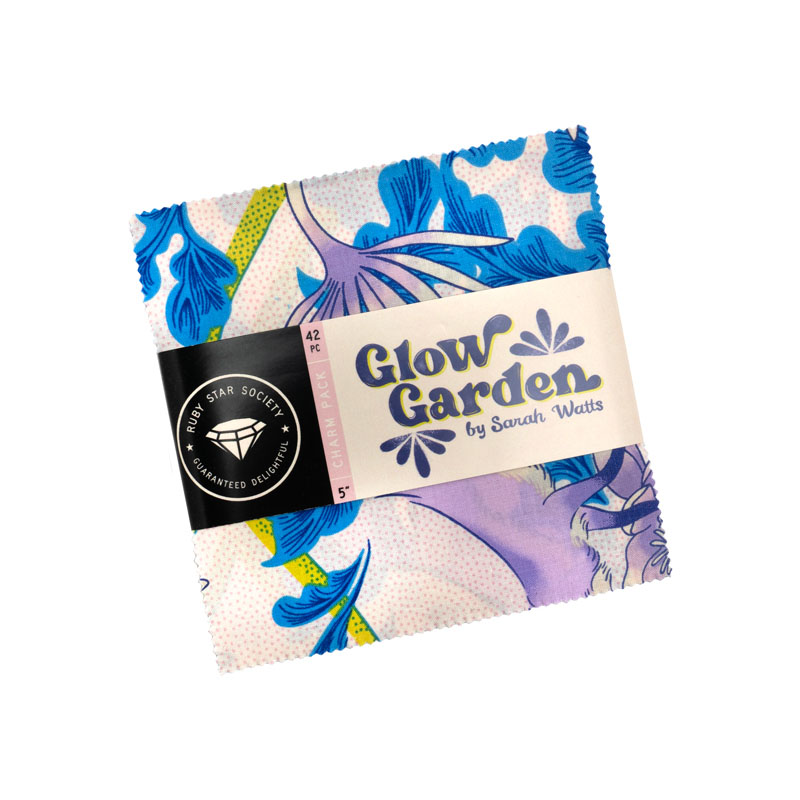 Glow Garden Charm Packs By Moda - Packs Of 12