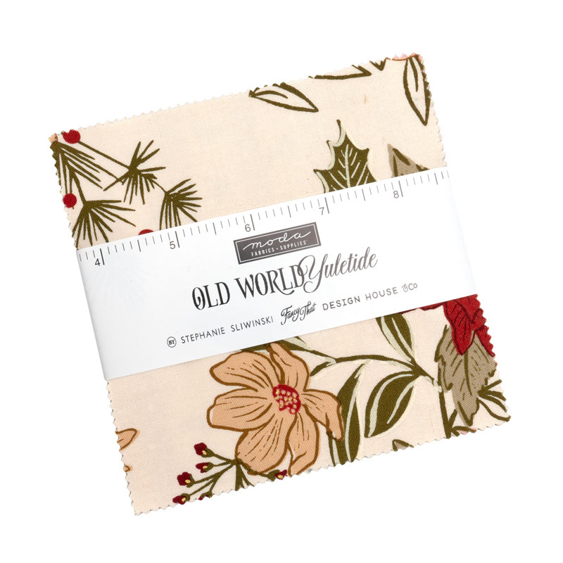 Old World Yuletide Charm Packs By Moda - Packs Of 12