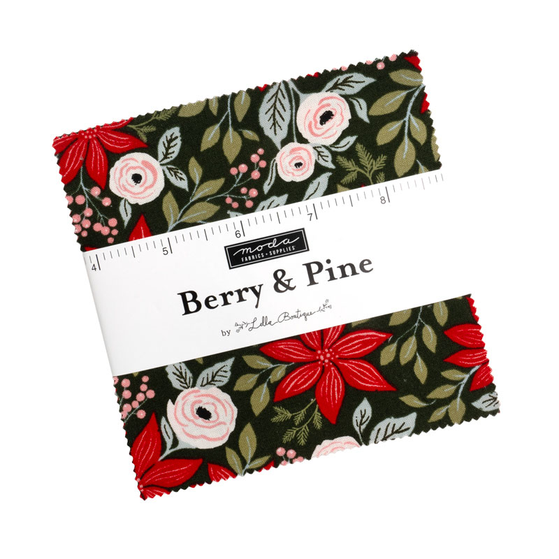 Berry And Pine Charm Packs By Moda - Packs Of 12