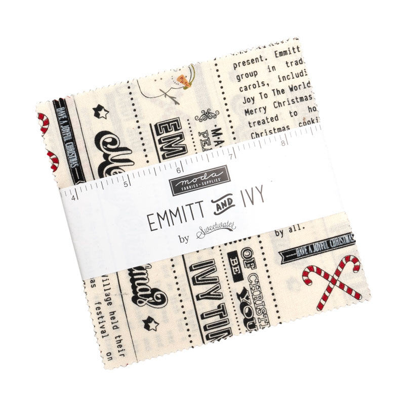 Emmitt And Ivy Charm Packs By Moda - Packs Of 12