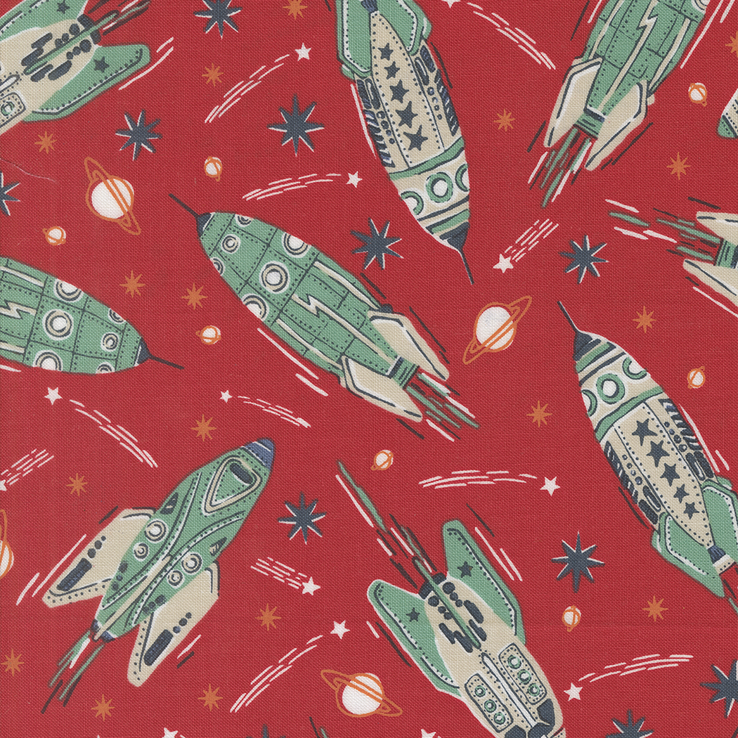 321 Blast Off By Stacy Iest Hsu For Moda - Mars