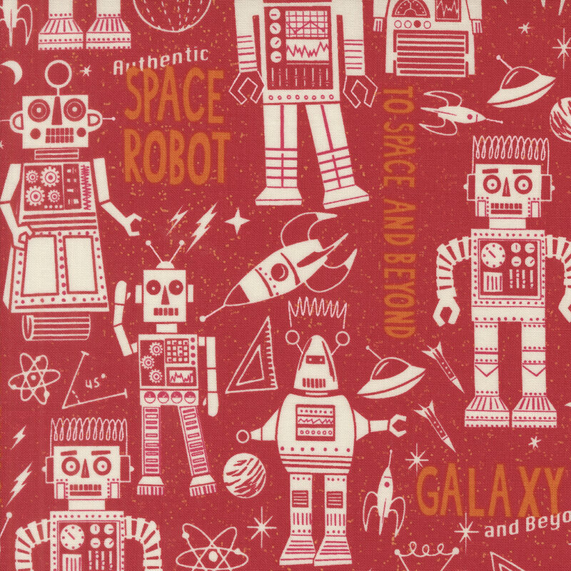 321 Blast Off By Stacy Iest Hsu For Moda - Mars