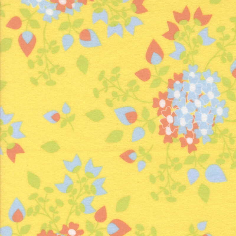 Sherbet Sunshine Flannel By Corey Yoder For Moda - Sunshine