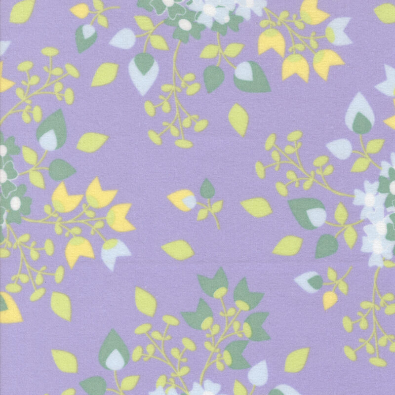 Sherbet Sunshine Flannel By Corey Yoder For Moda - Lavender