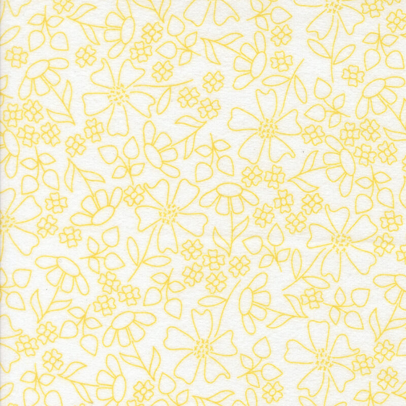 Sherbet Sunshine Flannel By Corey Yoder For Moda - Sunshine