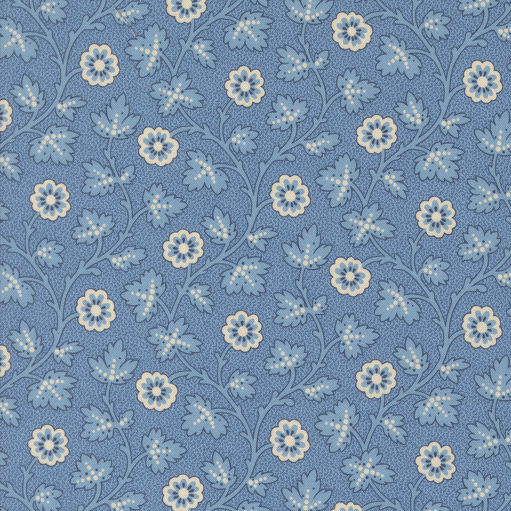 Sally\'s Stitches By Betsy Chutchian For Moda - Prussian Blue