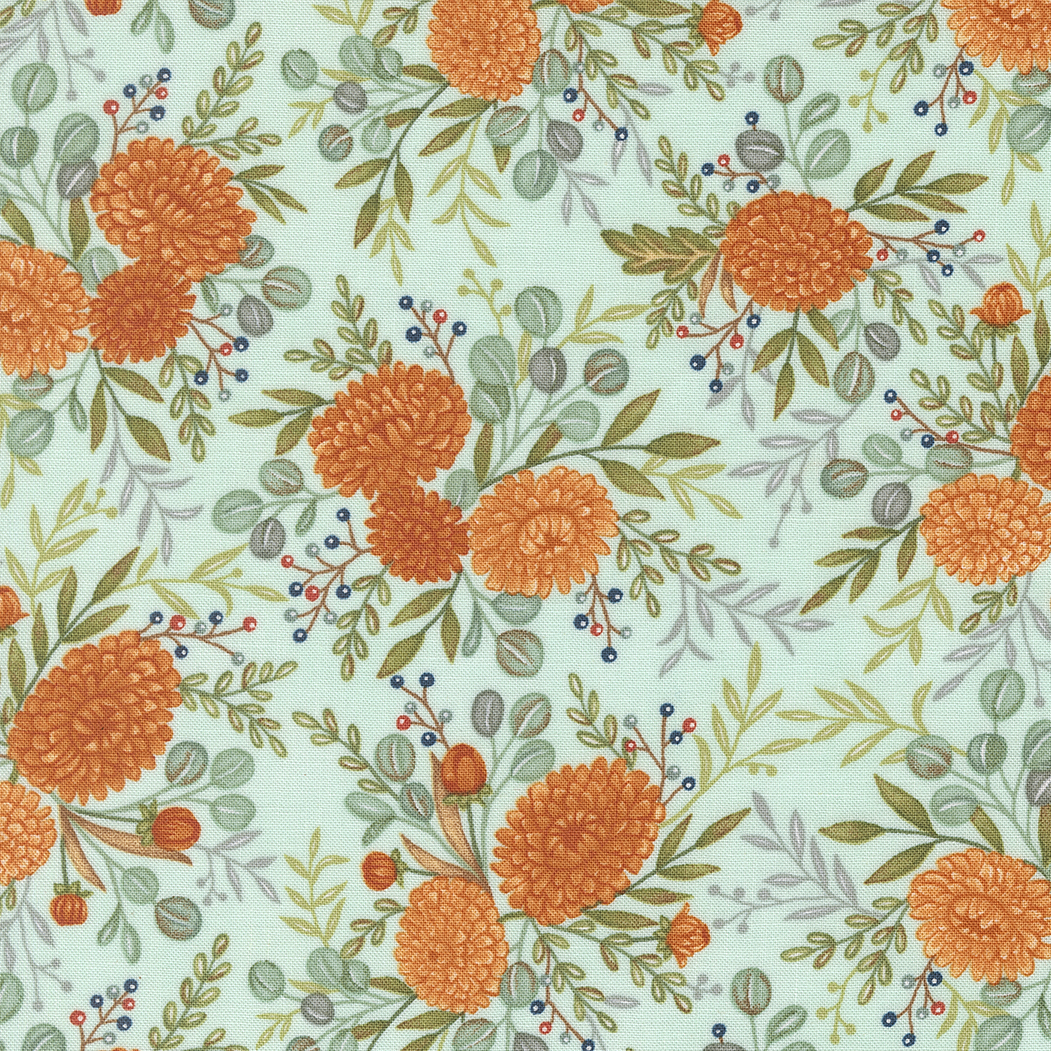 I Love Fall Most Of All By Deb Strain For Moda - Aqua