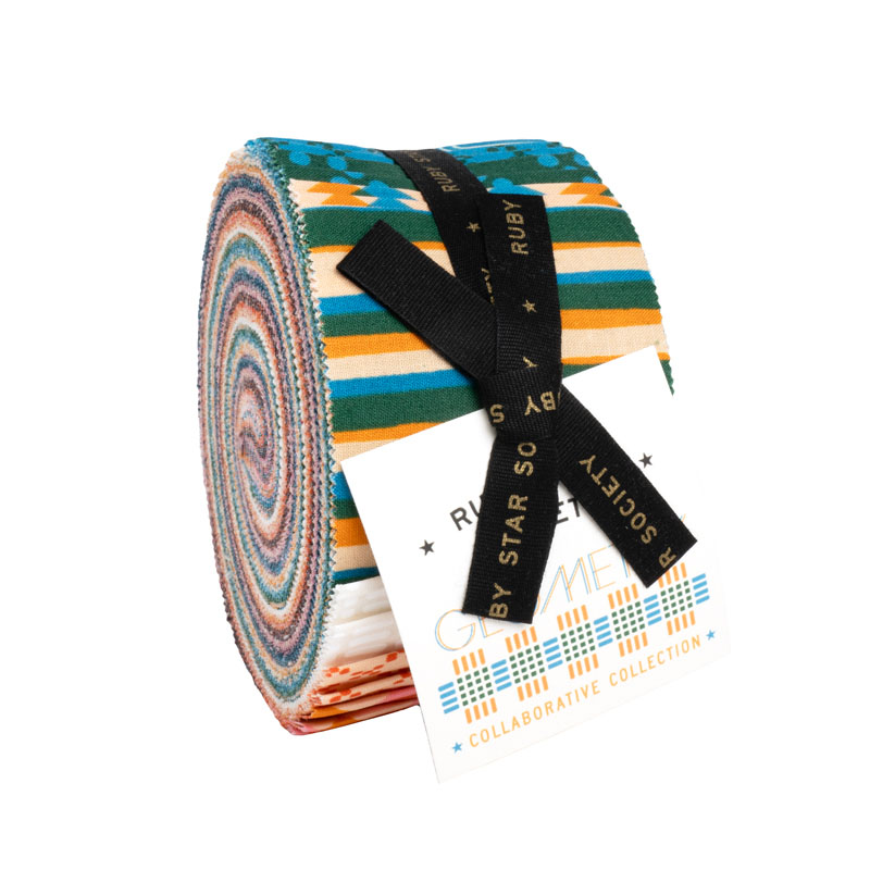 Geometry Jelly Rolls By Moda - Packs Of 4