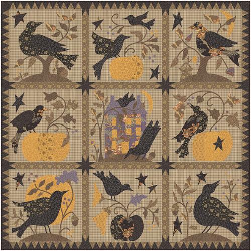 Wild Orchid - The Raven Kit By Blackbirds Designs For Moda